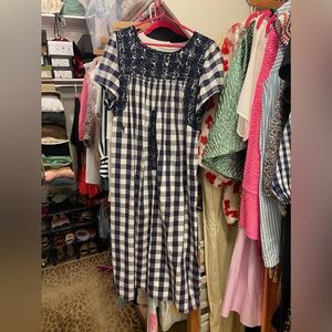 Mi Golondrina Gingham Maxi Iliana